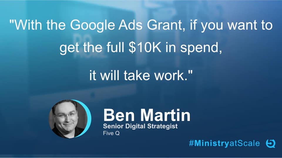 Cover image for The Google Ads Grant Trap - Ben Martin with Five Q